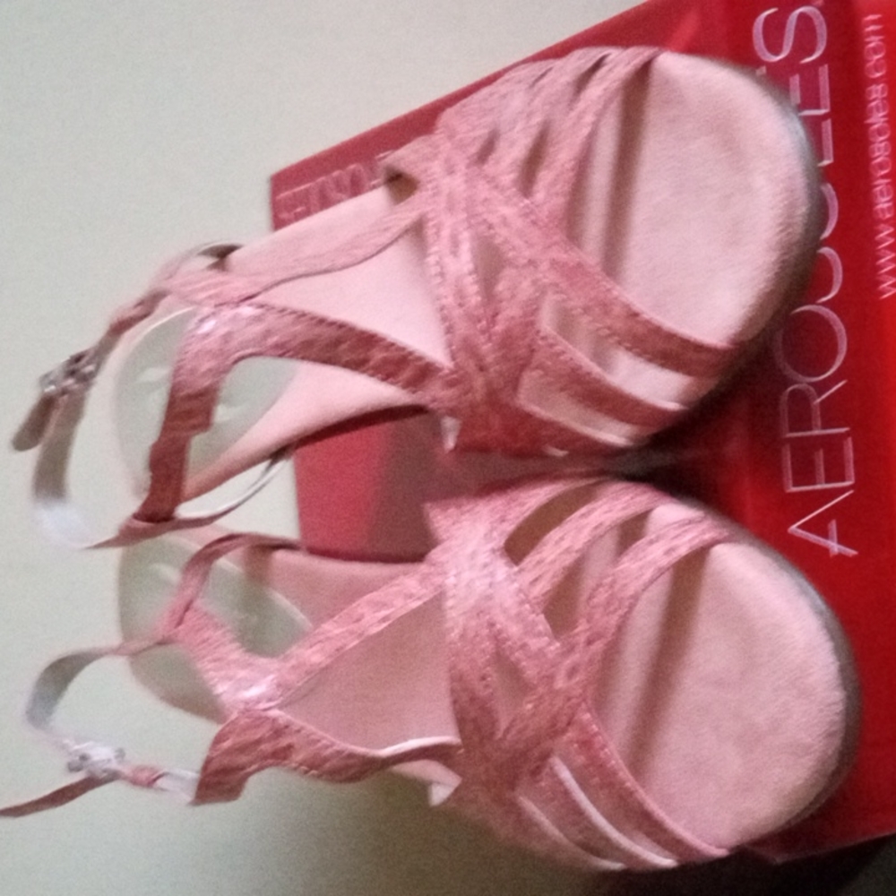 Pink Snake Slingback